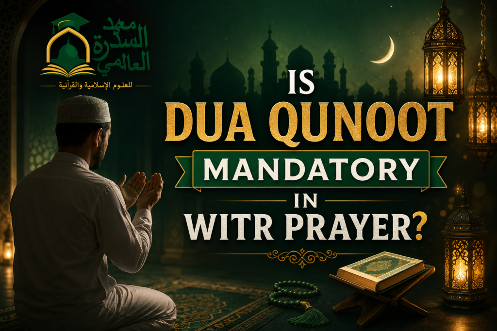 islamiceducationnetwork-Is Dua Qunoot Mandatory in Witr Prayer? IEN-Featured image