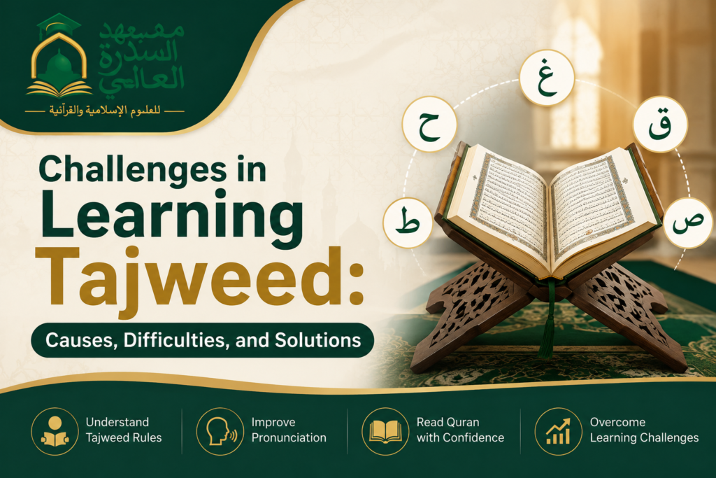islamiceducationnetwork-Challenges in Learning Tajweed: Causes, Difficulties, and Solutions-Featured image
