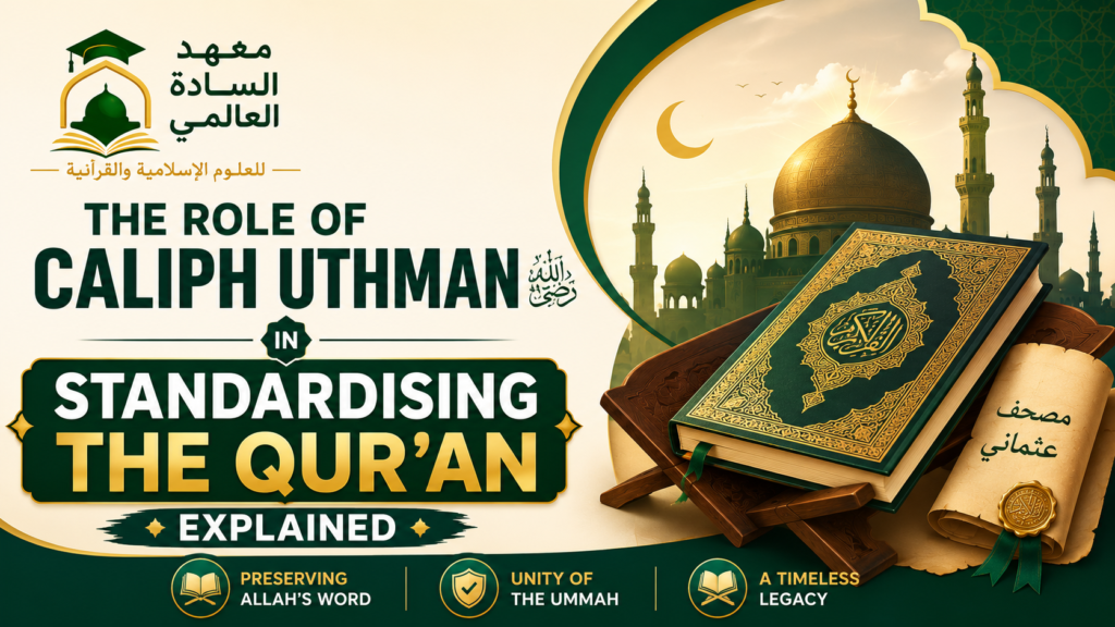 islamiceducationnetwork-The Role of Caliph Uthman in Standardising the Qurโan Explained-Featured image