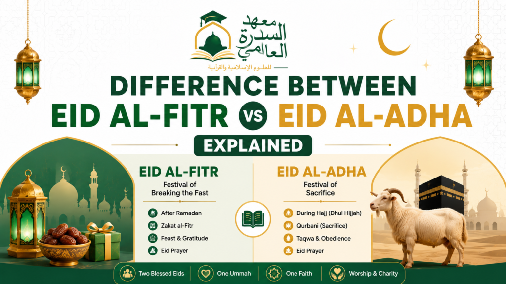 islamiceducationnetwork-Difference Between Eid al-Fitr and Eid al-Adha Explained-Featured image