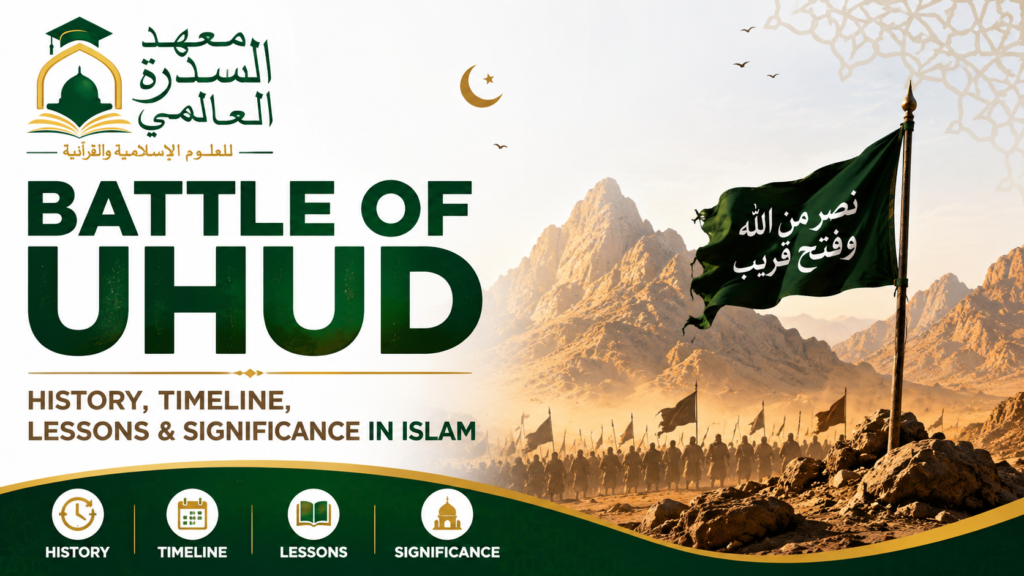 islamiceducationnetwork-Battle of Uhud: History, Timeline, Lessons & Significance in Islam-Featured image