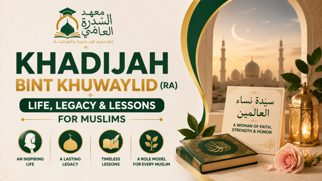 islamiceducationnetwork-Khadijah bint Khuwaylid(RA): Life,Legacy & Lessons for Muslims-Featured image